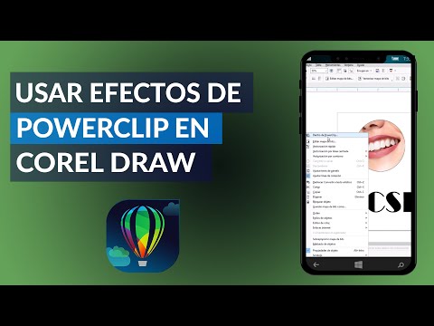 Cómo usar todos los efectos y opciones de PowerClip de COREL DRAW - Guía fácil