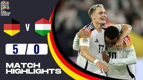 Germany vs Hungary [5-0] - All Goals Highlights Full Match - UEFA Nations League 2024 HD