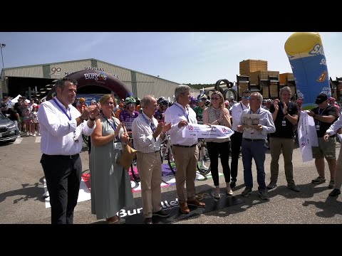 Celebración del aniversario de Burpellet y salida de la Vuelta a Burgos desde Doña Santos