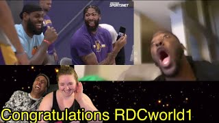 Rdcworld1 LEBRON WATCHED OUR VIDEO ABOUT HIM BLOCKING LAYUPS VIDEO INSIDE OF THIS. Reaction ep51