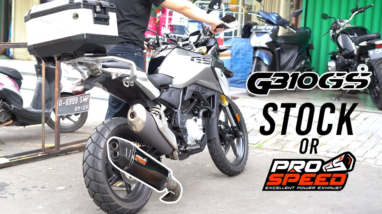 bmw gs 310 exhaust