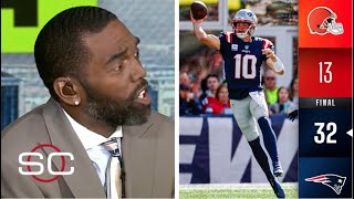Randy Moss reacts to Drake Maye make NFL history as Patriots DESTROY Browns 32-13 to improve to 6-2