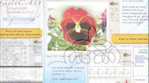 QuiltCad quilting pattern software overview