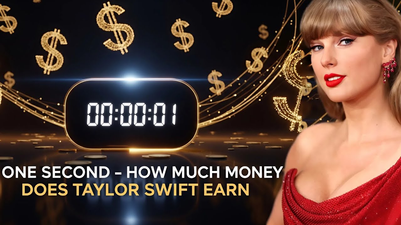 How Much Money Does Taylor Swift Earn in One Second? - YouTube