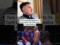 Tom Aspinall Reacts To Cyril Gane KO Of Pereira + Fight Callout #tomaspinall #cyrilgane #ufc #mma