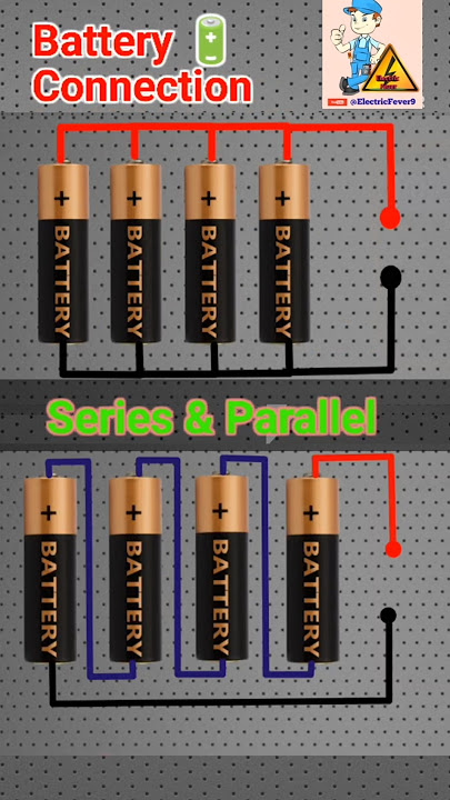 Battery Series and Parallel Connection Animation video in hindi, Battery Connection #battery