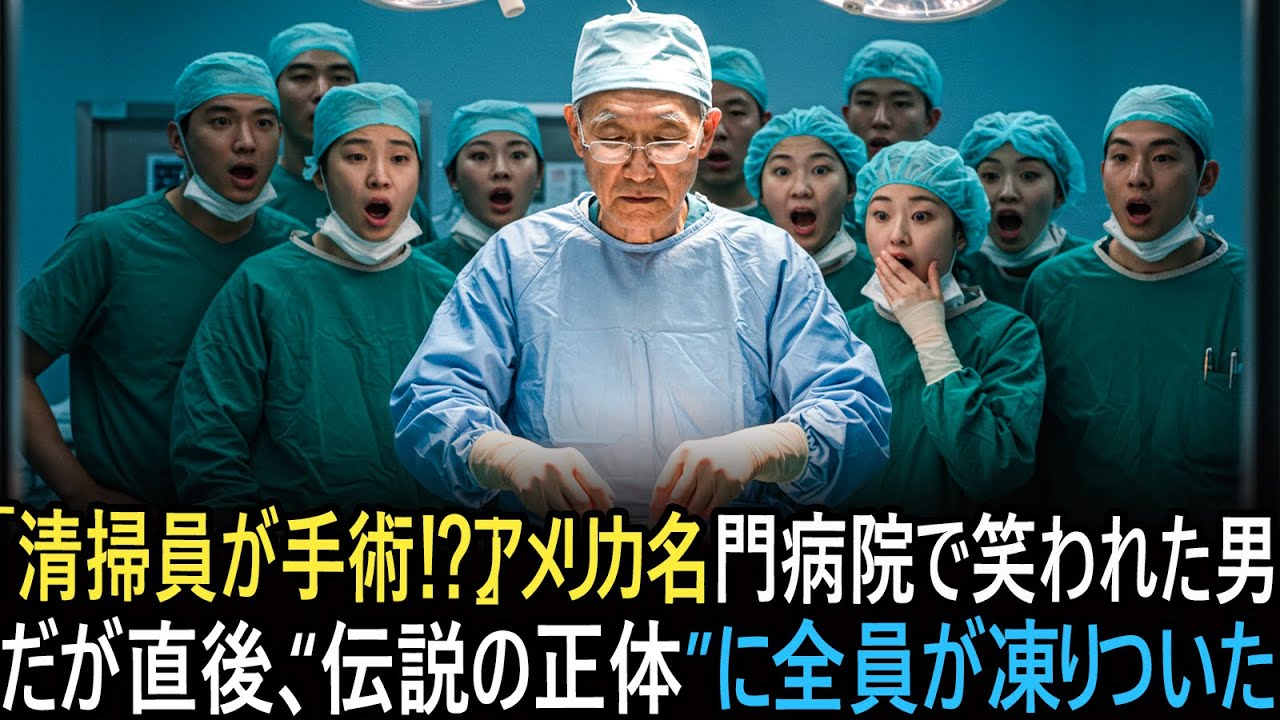 「こんな清掃員に手術なんて任せられるか！」アメリカの名門病院で嘲笑された老人。だが彼は伝説の外科医だった…