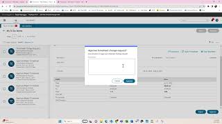 How to Process Timesheet Change Requests