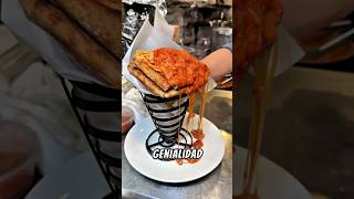 Han creado una combinación de pizza y pasta en forma de cono 🤯