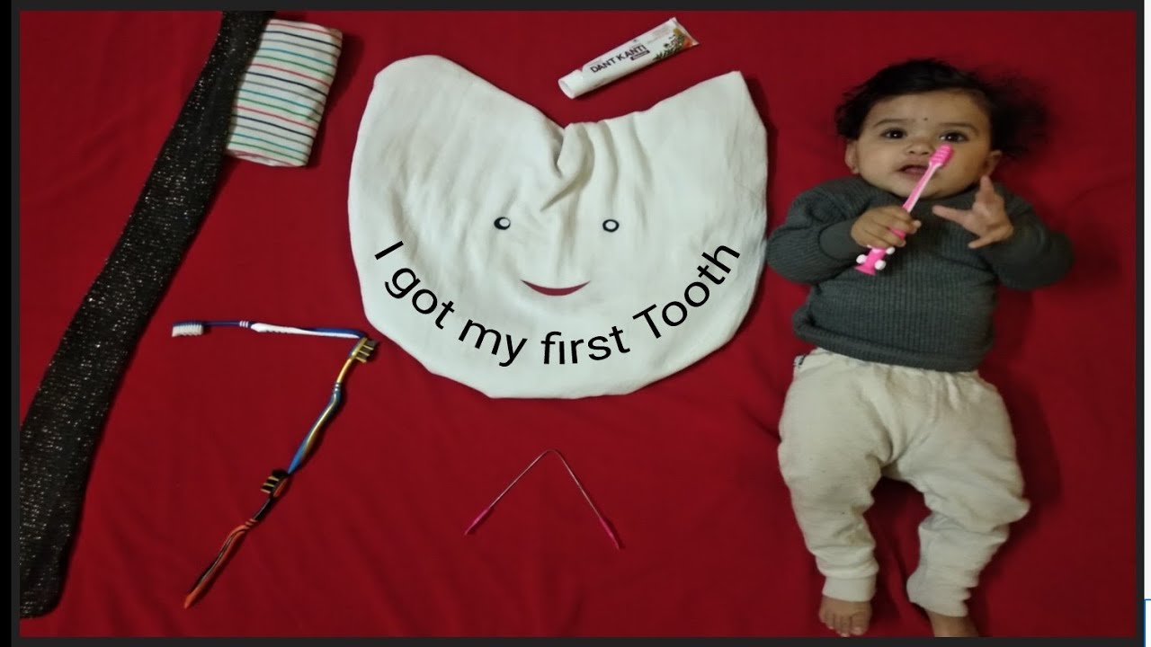 First Tooth Photoshoot L Baby Photoshoot Ideas At Home YouTube