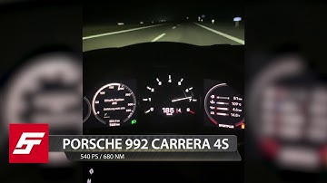 Porsche 992 Carrera 4S 0 - 250 km/h Stage 1 Software