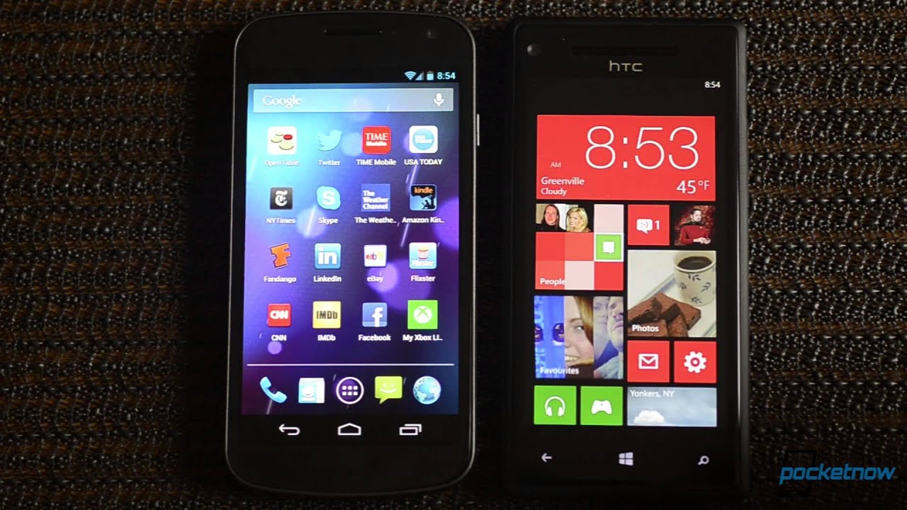 Windows Phone 8 Vs Android 41 Pocketnow Youtube