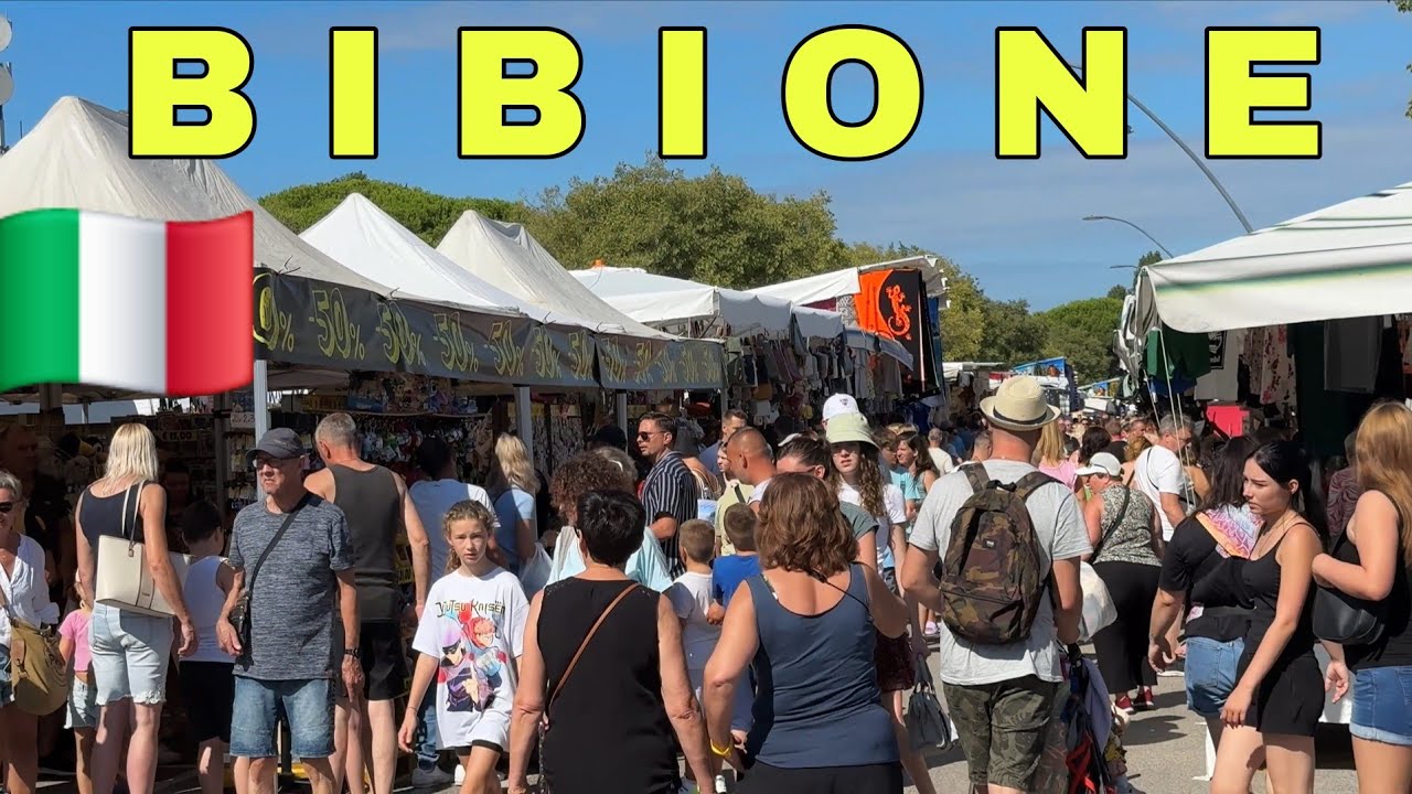 Bibione Italy 🇮🇹 Bibione Weekly Market 