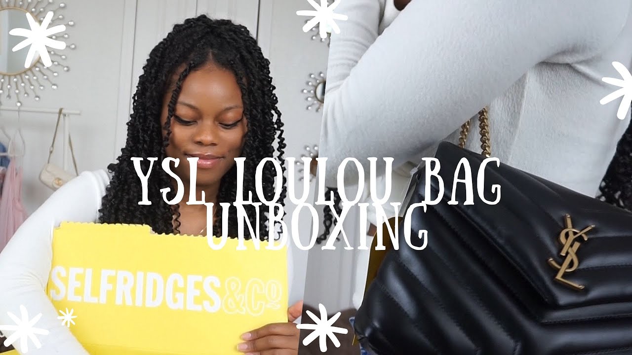 unboxing a ysl loulou bag because consumerism