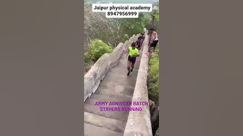 army agniveer batch stayers running jaipur physical academy 8947956999