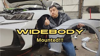 FINALLY Installing the widebody kit on my Lexus! | Part 2