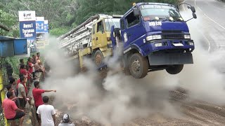 Download Lagu MUSTAHIL BISA LEWAT‼️BIKIN SOPIR KERINGAT DINGIN, Truk Kehabisan Nafas Di Tanjakan Sitinjau Lauik MP3