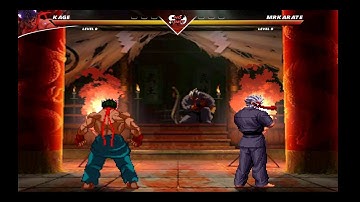 Street Fighter KAGE VS MR KARATE || Evil Ansatsuken VS Master Kyukugenryu || High Level Insane Fight