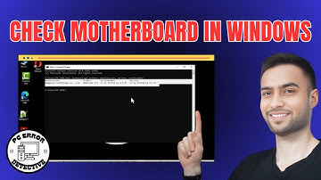 How To Find Motherboard Model Number In Windows 10 - Quick Tutorial