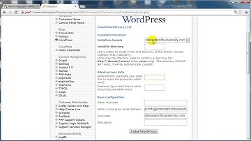 [Video Tutorial] Installing WordPress Automatically Using cPanel
