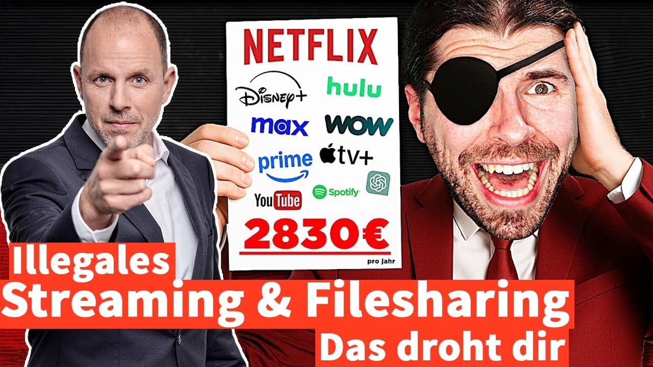 Illegal! Und doch boomt Streaming & Filesharing - Das droht euch rechtlich! | Anwalt Solmecke