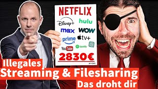 Illegal! Und doch boomt Streaming & Filesharing - Das droht euch rechtlich! | Anwalt Solmecke
