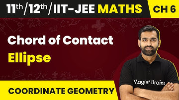 Chord of Contact - Ellipse | Cengage Maths | Class 11/12/IIT-JEE | 2024-25