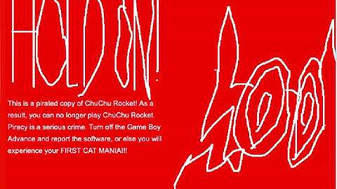 ChuChu Rocket! Anti Piracy Screen