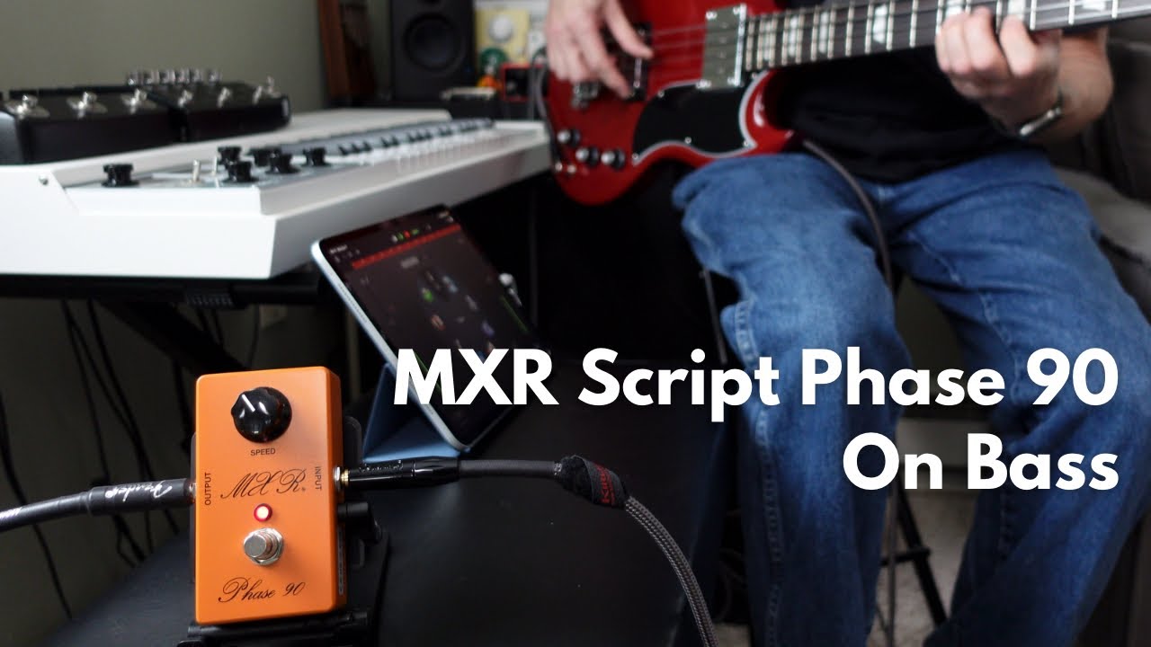 MXR Script Phase 90 LED On Bass: Overview and Sound Demo | Gibson