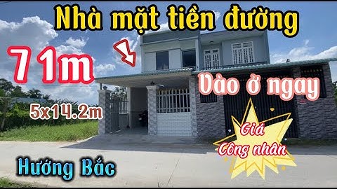 Đất Cần Giuộc Giá Rẻ| Nhà 1 trệt 1 lầu mặt tiền đường, khu dân cư đông lắm, giá rẻ lắm.