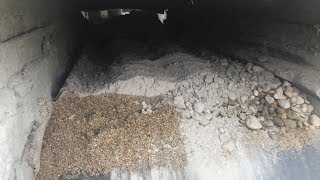 The Volumetric Concrete Mix System in slow motion.