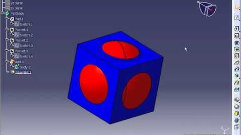 Tutorial Catia 100  Boolean Add Application   YouTube