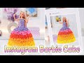 Get the Perfect Selfie with this Barbie Doll Cake and its Instagram-Inspired Dress