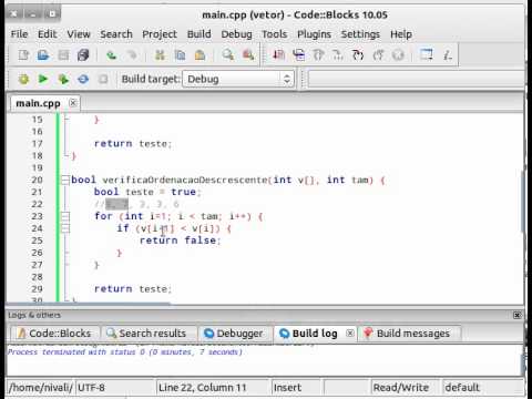 Exercício resolvido C++ (vetor e função) - YouTube