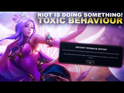 RIOT IS ACTUALLY DOING SOMETHING ABOUT TOXIC BEHAVIOUR? | League of Legends