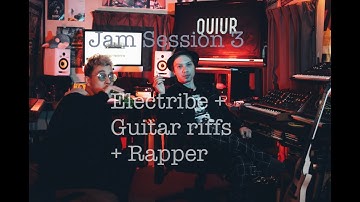 Jam Session 3 - Korg Electribe S + Guitar Riffs + Rapper  - Indie Trap Rock