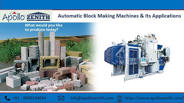 Automatic Block Making Machines & Its Applications