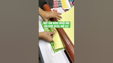Máy cán màng nguội nào cán được decal khổ A3? #shorts