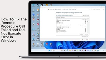 How To Fix The Remote Procedure Call Failed and Did Not Execute Error in Windows