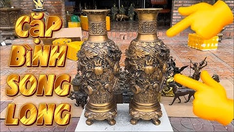 Cặp bình đồng song long _ ấm bếp lò _ Ngựa hủ tiền. Tối 10/1 #đồcổcầnthơ #đồcổ