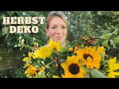 Video: Lichterketten im Freien mit Sonnenblumen