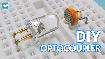 Super simple DIY optocoupler - Adding optical isolation in electronic circuits