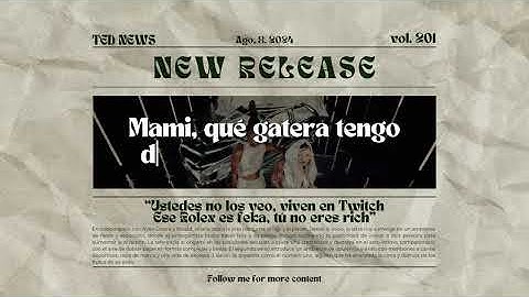 J Balvin, Ryan Castro, Blessd - Origami (Letra/Lyrics)