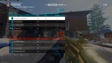 The Fastest Control Ranked Play Game Ever[] 4v4 MW2 RANKED Play (no comms)