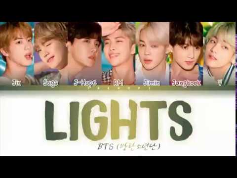 BTS (防弾少年団) - “Lights” (Color Coded Lyrics Kan/Rom/Eng/日本語字幕)
