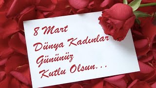 Dünya Kadınlar Günü Mesajları, Dünya Kadınlar Şarkısı, Dünya Kadınlar Ları Resimli Mesajı Resimi