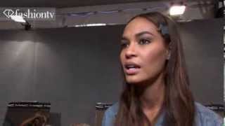 Joan Smalls Model Talk At Fashion Week Spring Summer 2013