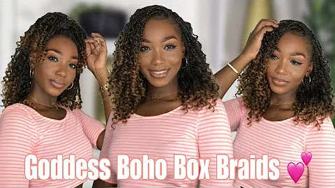 Get the Ultimate Goddess Look with Boho Crochet Curly Box Braids
