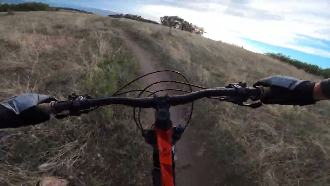 Biking Backcountry trails in Highlands Ranch, CO