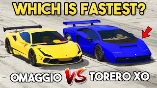 GTA 5 ONLINE - TURISMO OMAGGIO VS TORERO XO (WHICH IS FASTEST?)